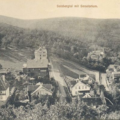 Bild vergrößern: PK_V_0112 Wernigerode Stadtansichten Salzbergtal m. Sanatorium