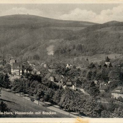 Bild vergrößern: PK_V_0139 Wernigerode Stadtansichten Hasserode mit Brocken