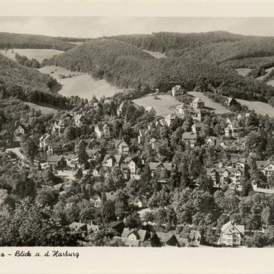 Bild vergrößern: PK_V_0231 Wernigerode Stadtansichten Blick auf die Harburg