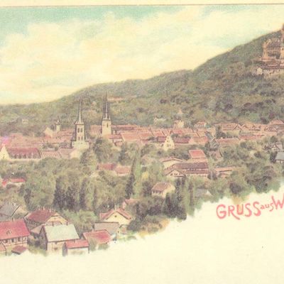 Bild vergrößern: PK_V_0322 Wernigerode Stadtansichten Gruss aus Wernigerode