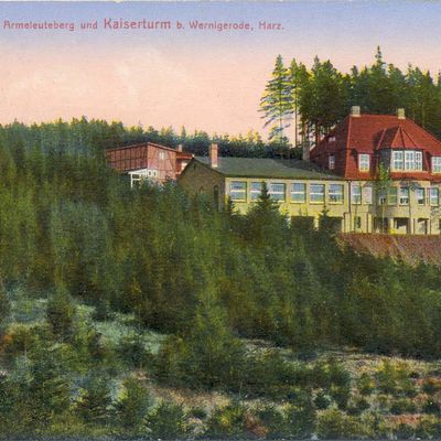 Bild vergrößern: PK_VI_0069 Wernigerode Ausflugsziele Berghotel a.d. Armeleuteberg u. Kaiserturm