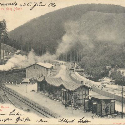 Bild vergrößern: PK_VI_0110 Wernigerode Ausflugsziele Bahnhof Steinerne Renne