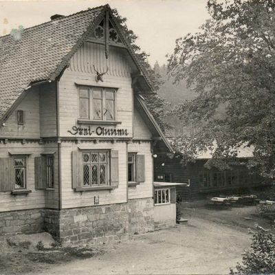 Bild vergrößern: PK_VI_0181 Wernigerode Ausflugsziele Waldgasthaus Drei Annen