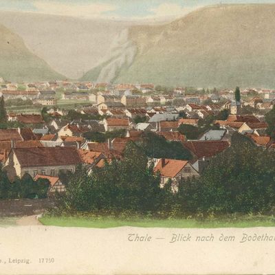 Bild vergrößern: PK_VI_0191 Wernigerode Ausflugsziele Thale-Blick nach dem Bodetal