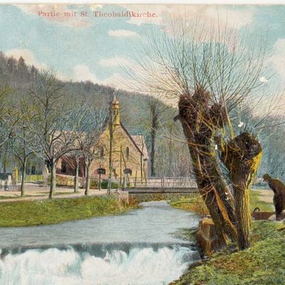 Bild vergrößern: PK_VII_0012 Wernigerode Kirchen Partie mit Theobaldikirche