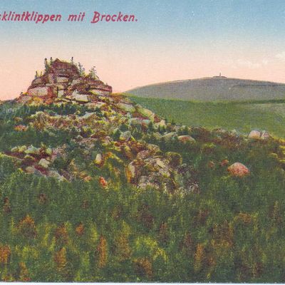 Bild vergrößern: PK_IX_0006 Wernigerode Brocken Ahrensklippen mit Brocken