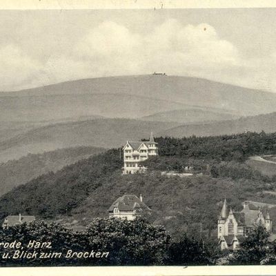 Bild vergrößern: PK_IX_0052 Wernigerode Brocken Ratskopf u. Blick zum Brocken