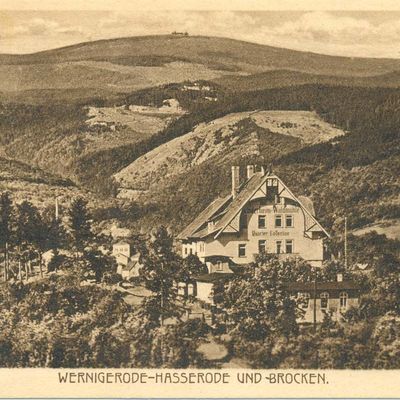 Bild vergrößern: PK_IX_0055 Wernigerode Brocken Wernigerode-Hasserode und Brocken