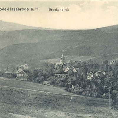 Bild vergrößern: PK_IX_0057 Wernigerode Brocken Wernigerode-Hasserode, Brockenblick