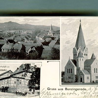 Bild vergrößern: PK_X_0014 Wernigerode Eingemeindungen Gruß aus Benzingerode