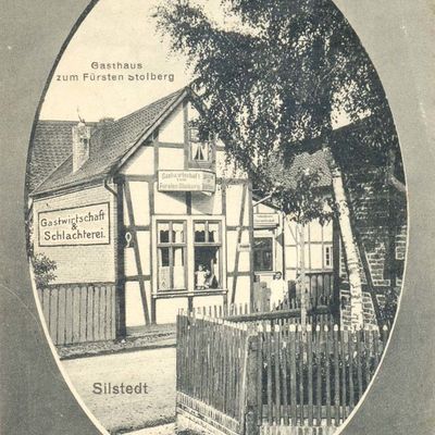 Bild vergrößern: PK_X_0003 Wernigerode EingemeindungenSilstedt, Gasthaus zum Fürsten Stolberg