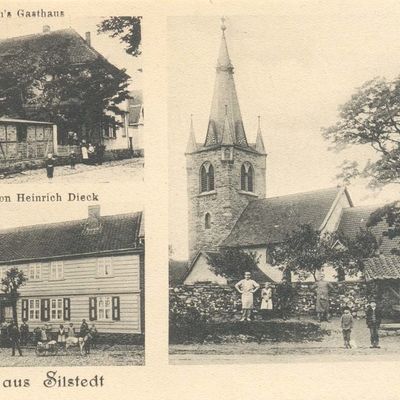 Bild vergrößern: PK_X_0004 Wernigeode EingemeindungenSilstedt, Kahmann's Gasthaus, Kaufhaus von Heinrich Dieck