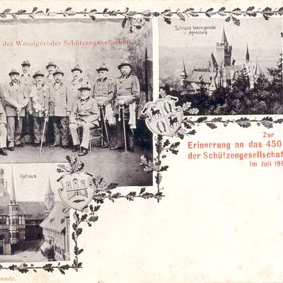 Bild vergrößern: PK_XII_0026 Wernigerode Vereine Zur Erinnerung an das 450-jährige Bestehen der Schützengesellschaft