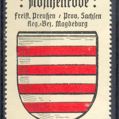 PK_XII_0039 Wernigerode Geschichtl. Ereignisse Wappen Nöschenrode Freistaat Preußen