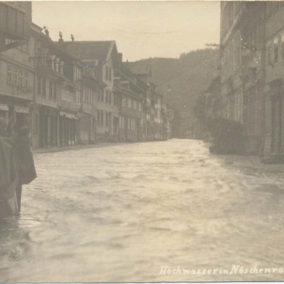 PK_XII_0062 Wernigerode Geschichtl. Ereignisse Hochwasser Nöschenrode