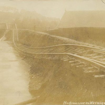 Bild vergrößern: PK_XII_0064 Wernigerode Geschichtl. Ereignisse Hochwasser Wernigerode