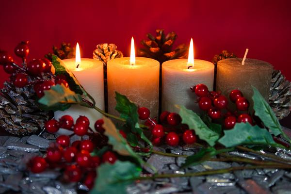 Adventsgesteck