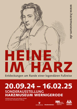 Ausstellungsplakat Heinrich Heine