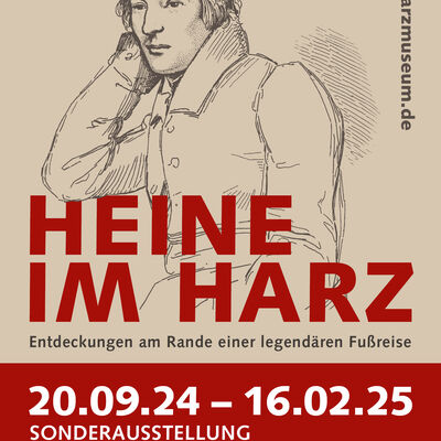 Ausstellungsplakat Heinrich Heine