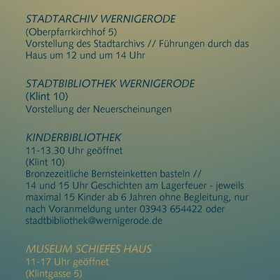 Programm Kulturklint 2024