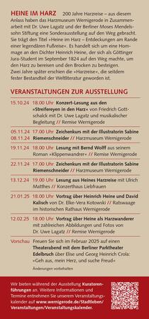 Rahmenprogramm zur Sonderausstellung
