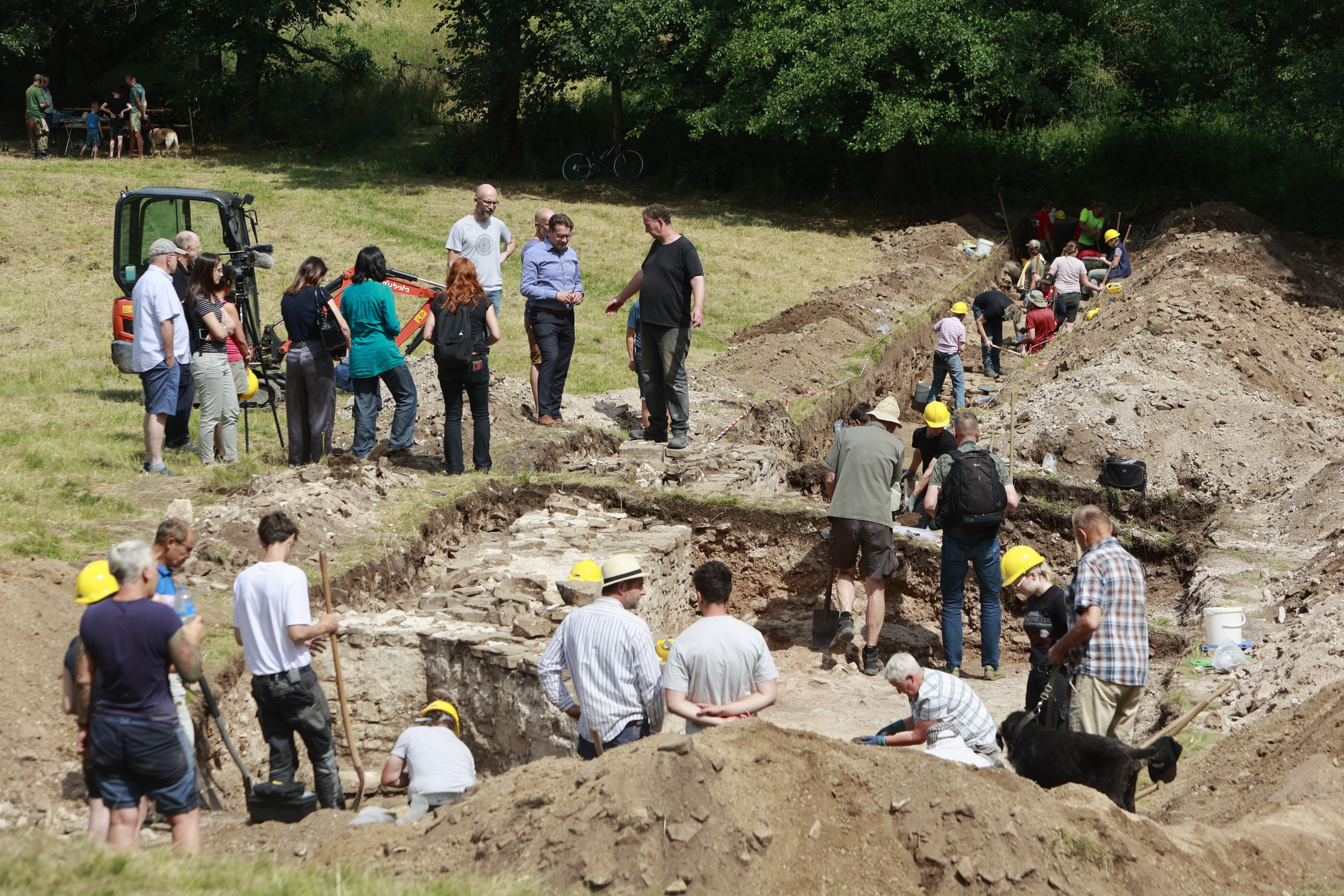 Pk zu archäologischem Fund am ehemaligen Kloster Himmelpforte
