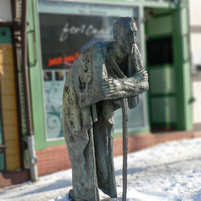 Rast im Schnee