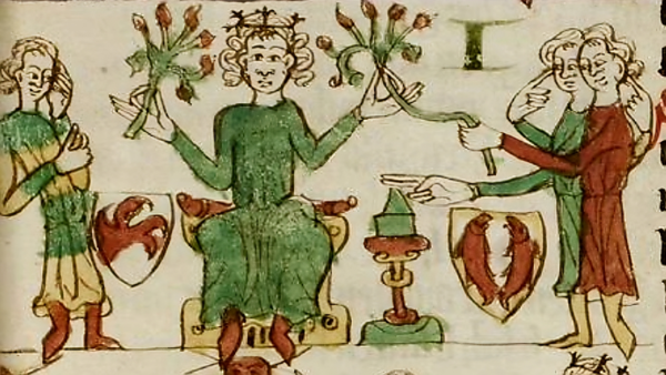 Bilderhandschrift_Sachsenspiegel_Heidelberg_Ausschnitt