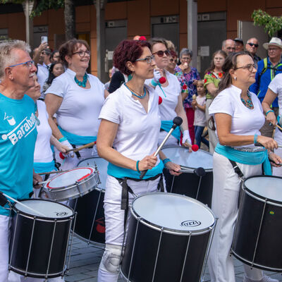 Auftakt zur Chorparade mit Baraban