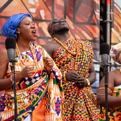 The Kumasi Evangel Choir aus Ghana