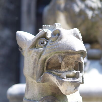 Nahaufnahme Gotischer Skulptur