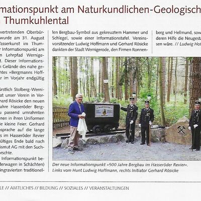 Bild vergr&ouml;&szlig;ern: &Uuml;bergabe Informationspunkt 2022