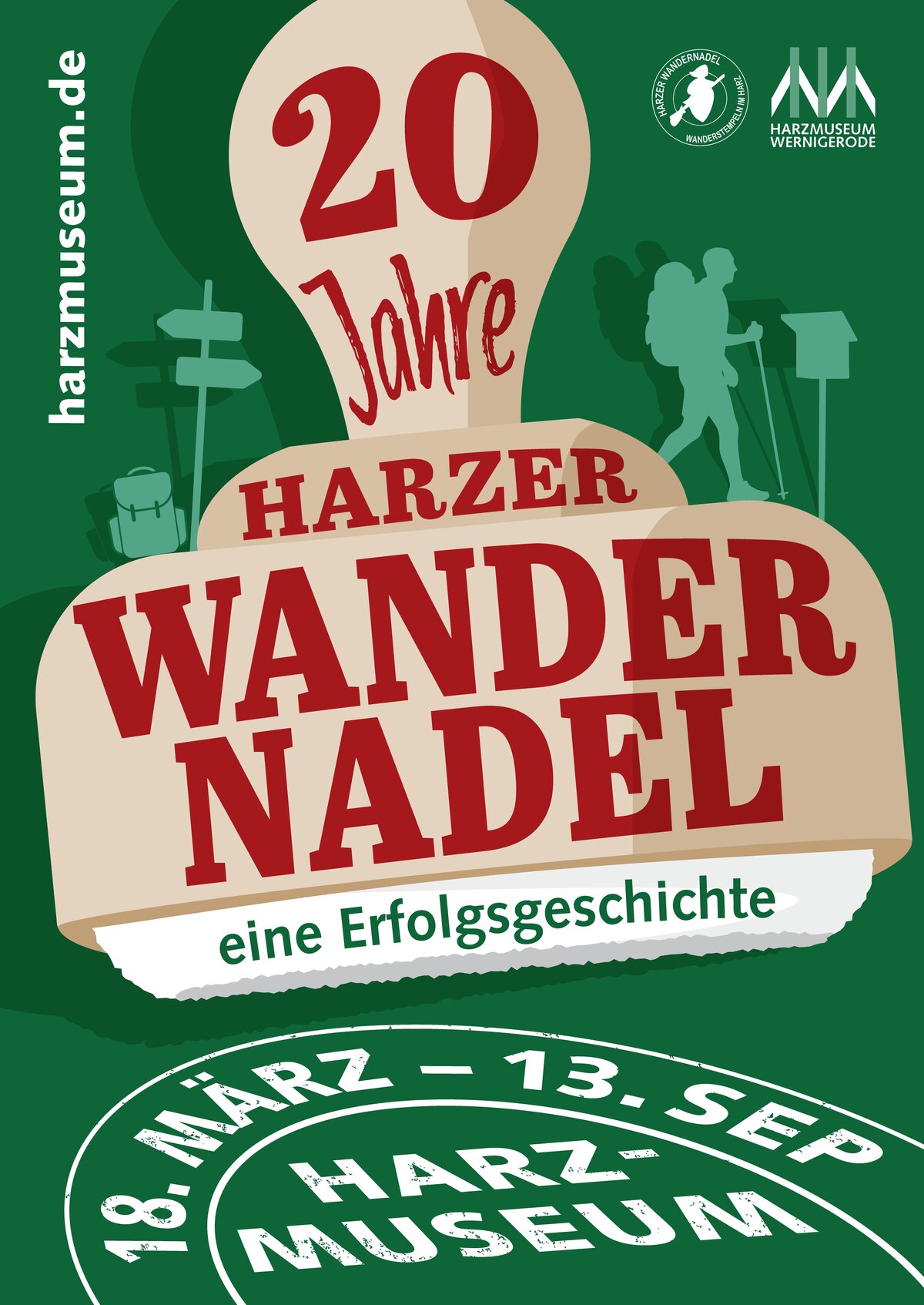 Plakate 20 Jahre Wandernadel