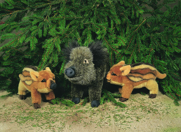 Tierwelten in Plsch